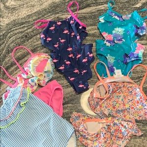 5 girls swim suits